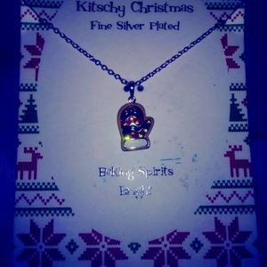 Kitschy Christmas Baking Spirits Bright necklace